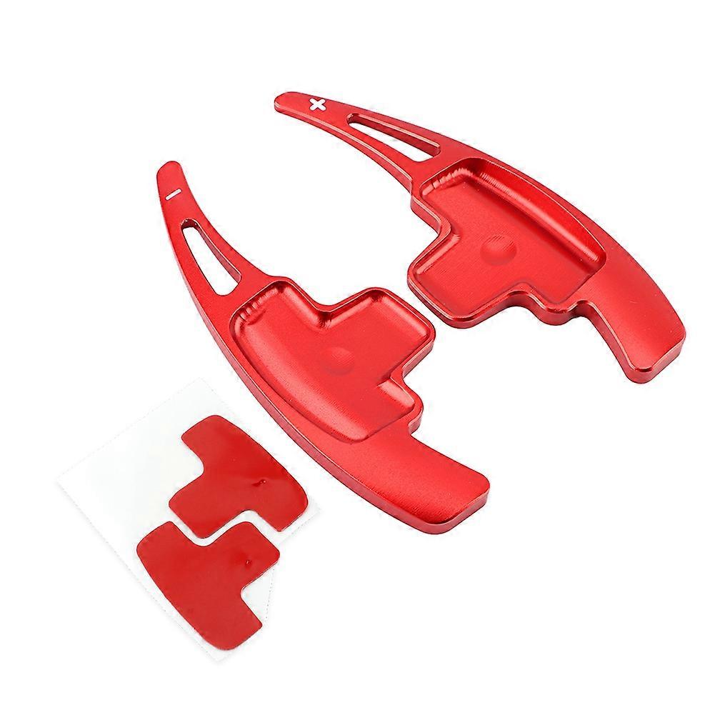 Aluminum Car Steering Wheel Shift Paddles Extensions Fit For Mercedes Benz A B E R Class(Red)