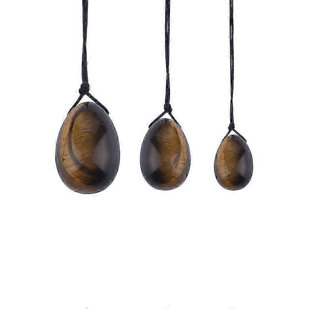 ローズクォーツヨニ卵3個セット、女性が骨盤の筋肉を鍛えるためのマッサージストーンケーゲル体操-良い