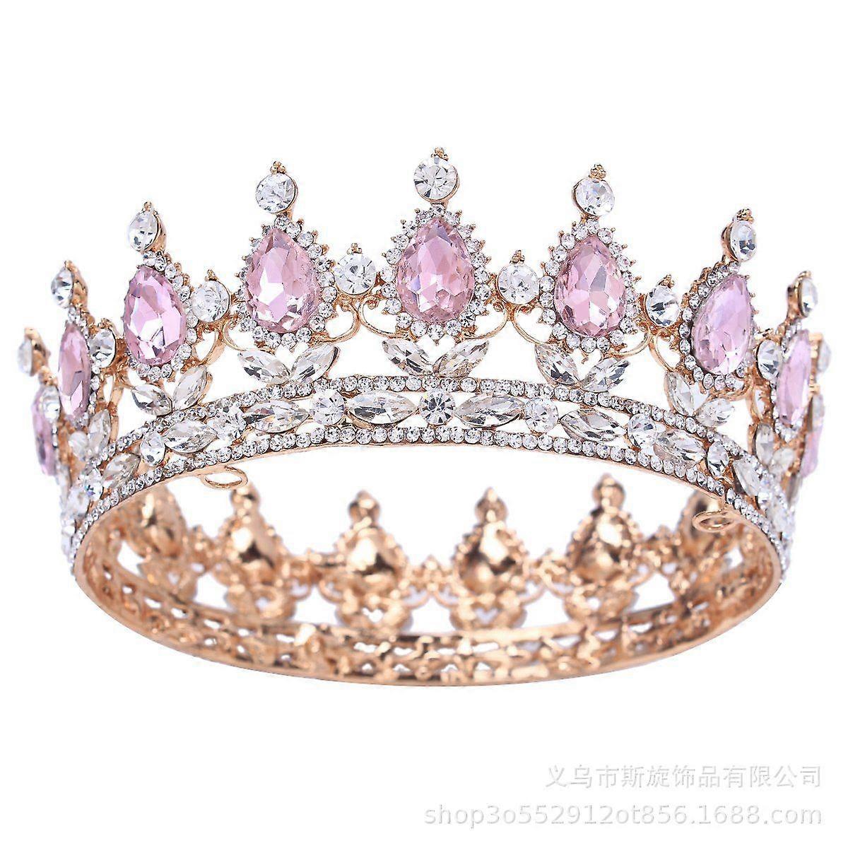 تيجان الأميرة SQCLV والتيجان للفتيات الصغيرات - تاج الأميرة الكريستالية ، عيد ميلاد ، حفلة موسيقية ، حفلة تنكرية ، تيجان الملكة حجر الراين