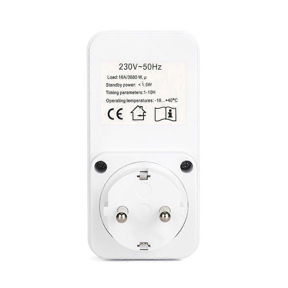 1~10 Hours Countdown Timer Plug-in Socket Intelligent Time Setting Control Switch Energy Saving Outlet AC230V
