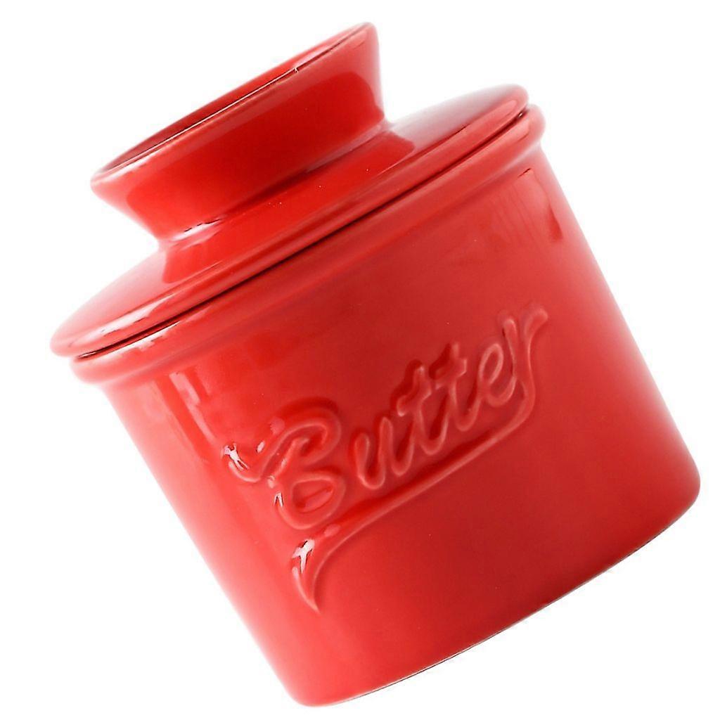 Sturdy Butter Storage Solution In Unique Ceramic with Seal Lid For Home Cooks