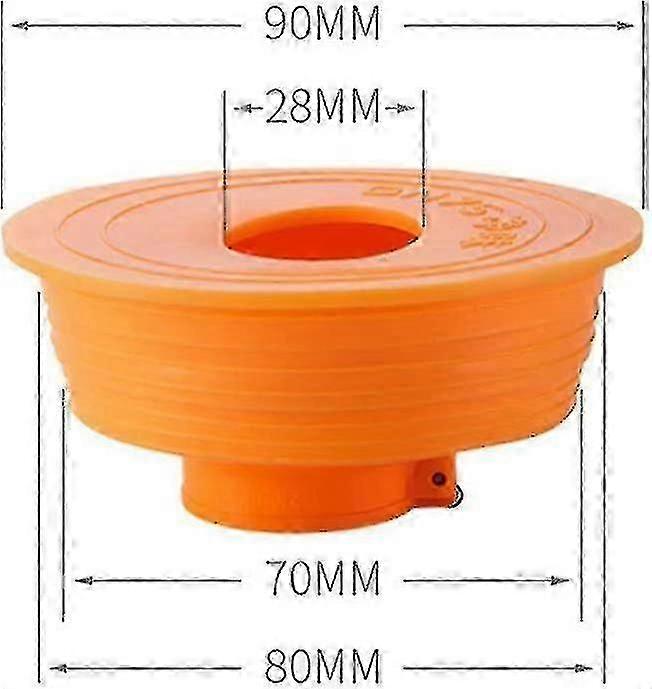 Silikone Anti-lugt Tilbagestrømningsfælde Afløbsfælde Kloakrørforsegler Til Hjemmevaskemaskine (75mm) Shibaod-God