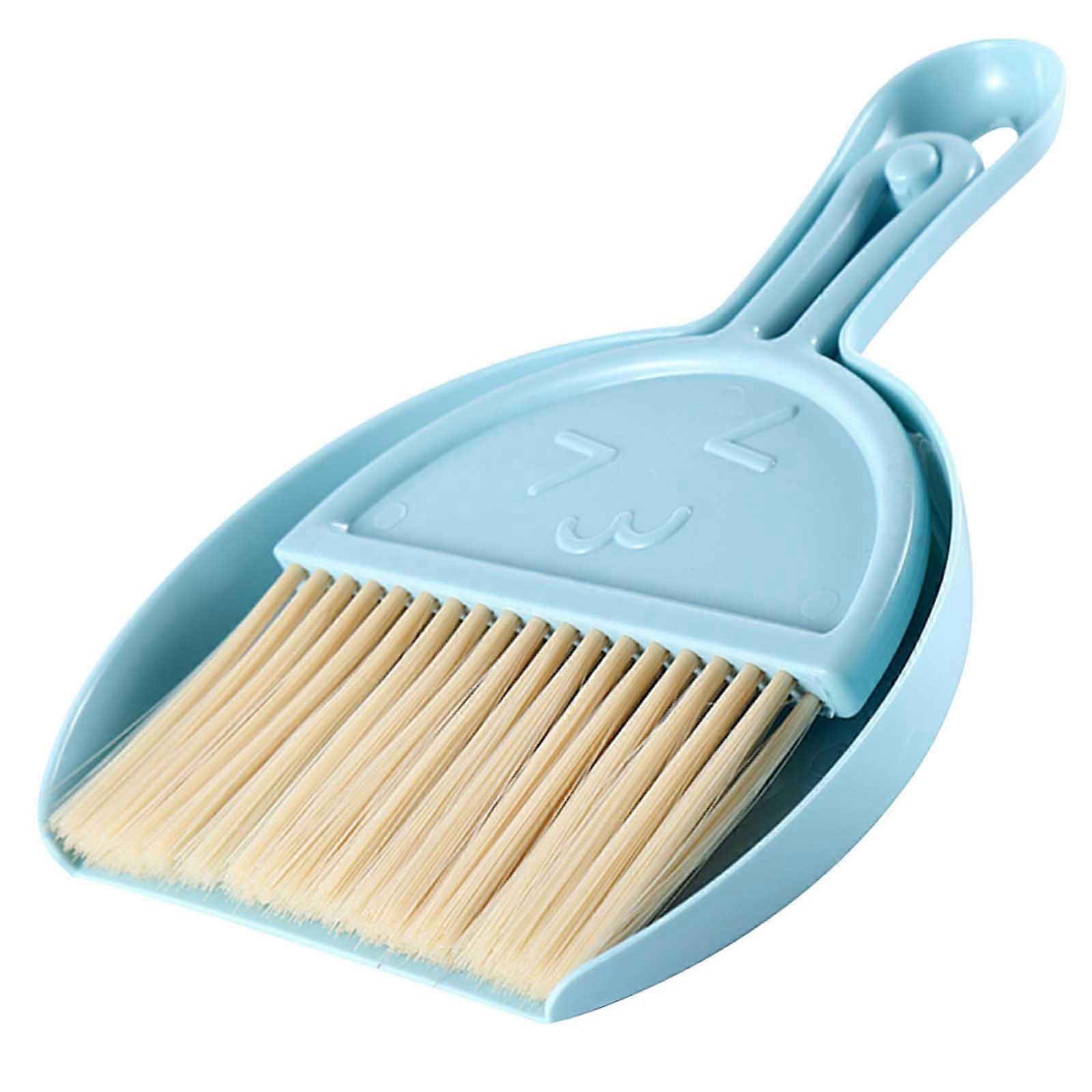 Mini Desktop Sweeping Brush Set, Small Cleaning Brush with Dustpan for Quick Cleanup