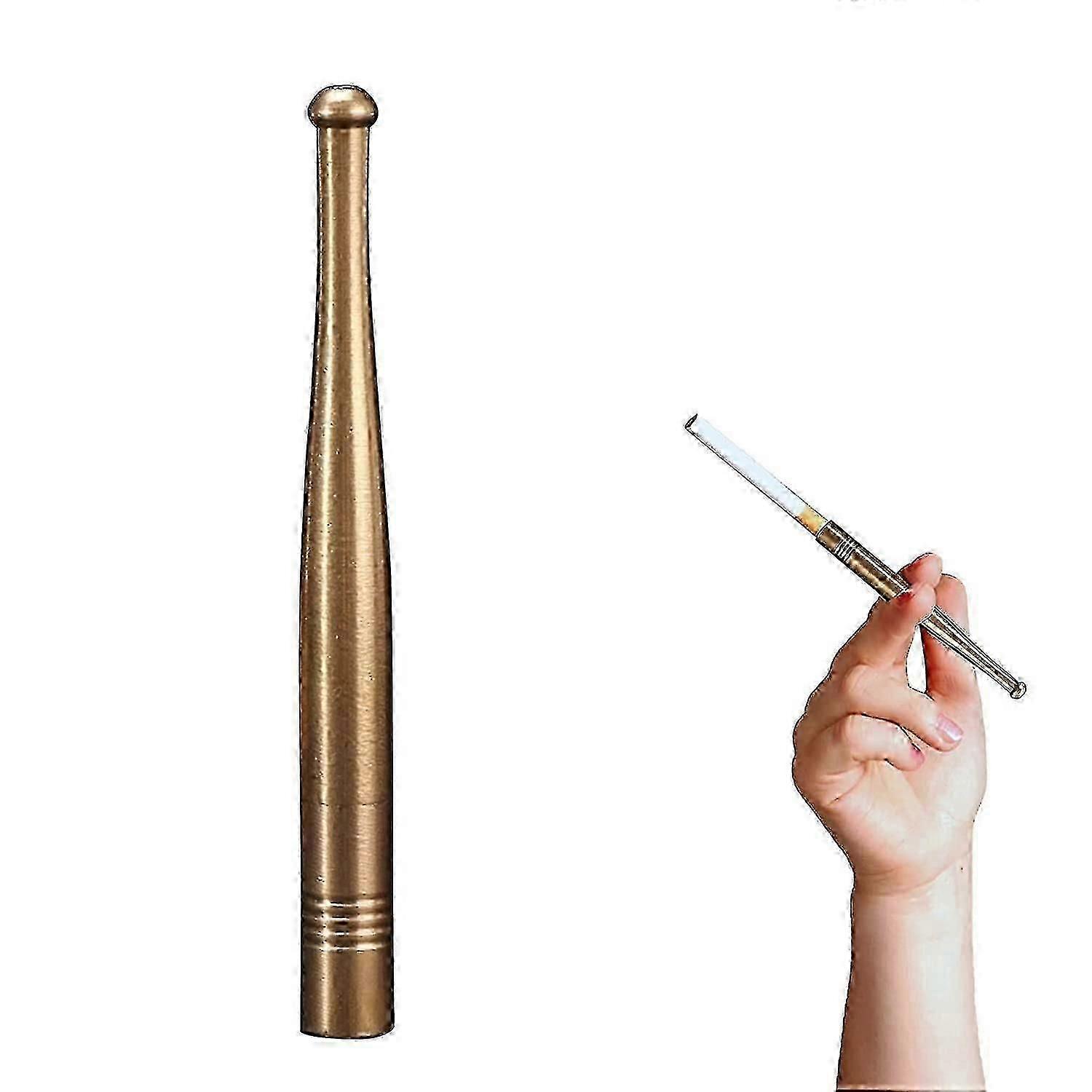 Porte-cigarette en métal 6,3 cm, filtre réutilisable avec finition lisse, universel pour 3 tailles de cigarettes