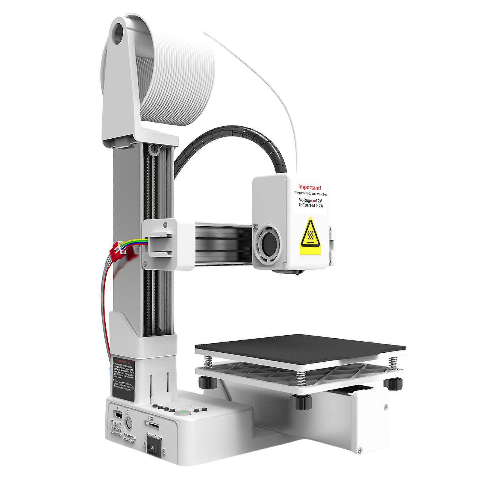 K10 3D Printer User Friendly For DIY Enthusiasts And Educational Purposes With Integrated Software White
