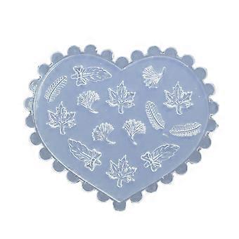 Nail Art Silicone Stamp Molds for Party and Salon Manicure Jewelry Making Mould Embossed Nail Stencils for Women