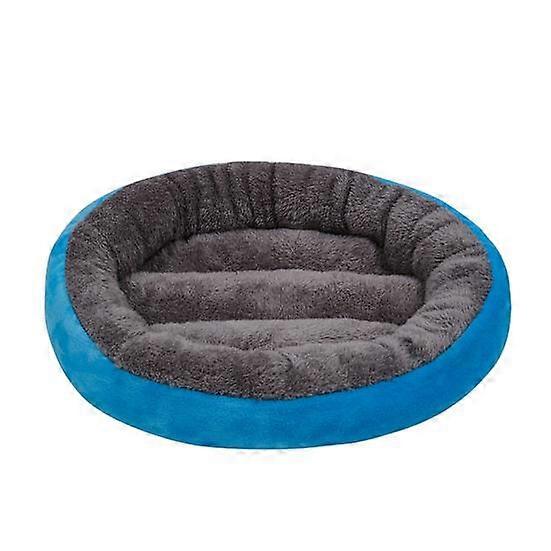 Cozy Pet Dog Bed Winter Warm Kennel with PP Cotton Filling Round Shape Dog Sleeping Bed for Cats Small Large Dogs