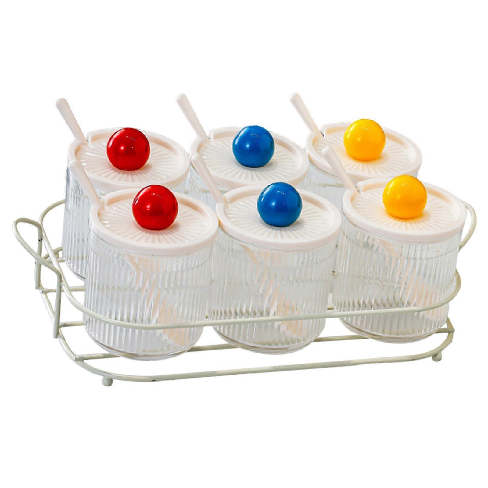 Condiment Storage Set Condiment Container Dustproof Multifunctional Organizer