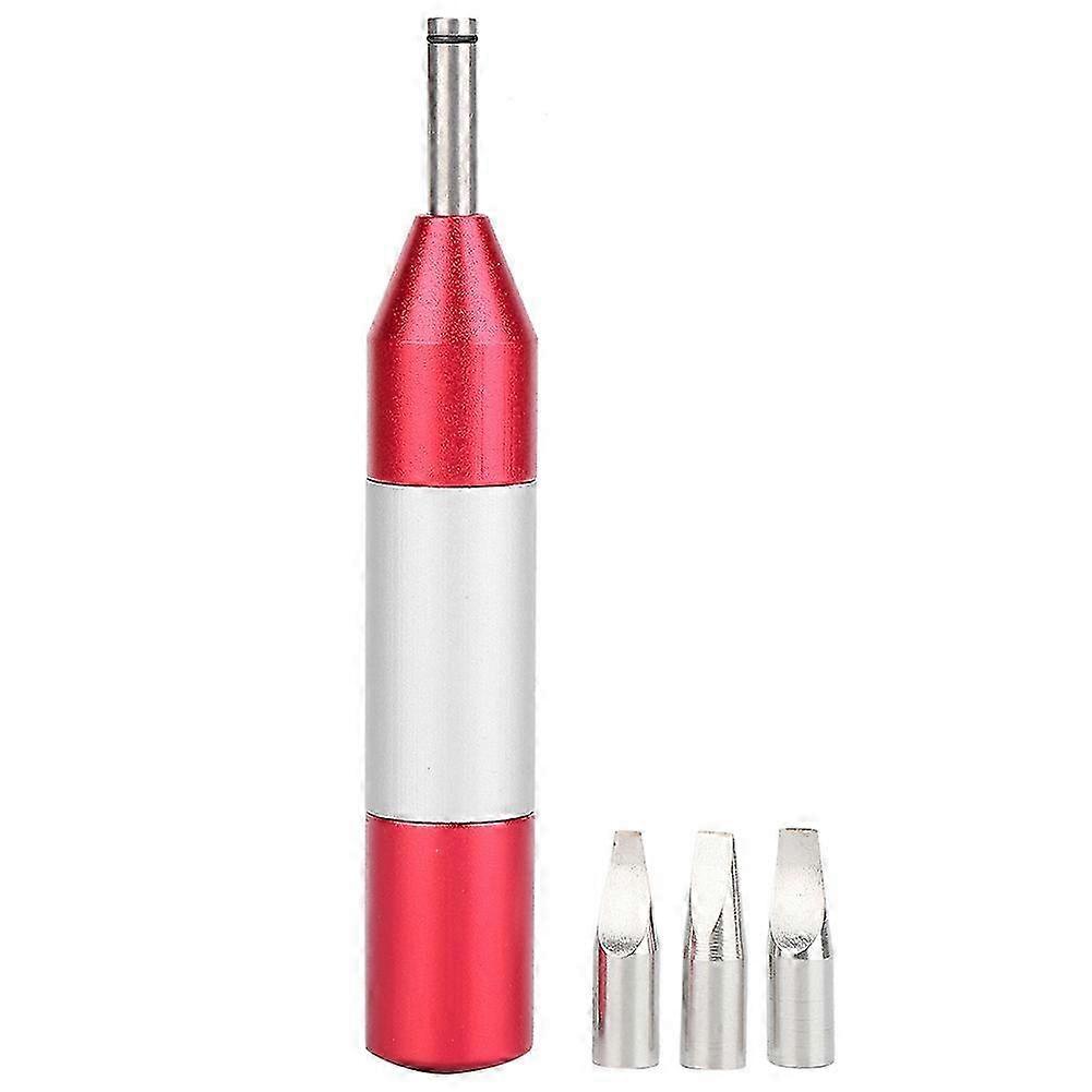 Watch Back Case Opener Blade Cover Pry Remover Repairing Tool with 3 Replaceable Head