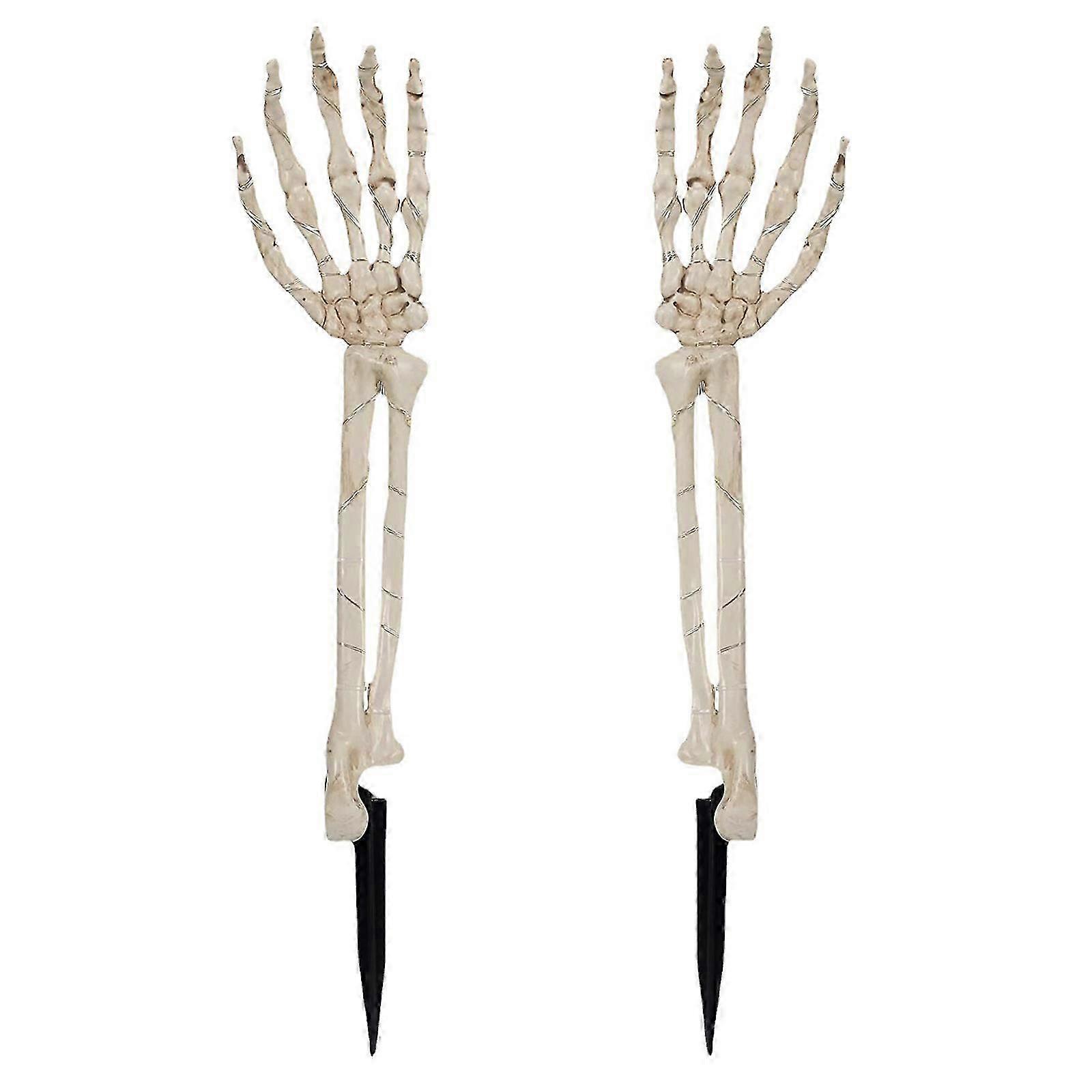 Solar flashing lights Halloween ghost hand plug lights
