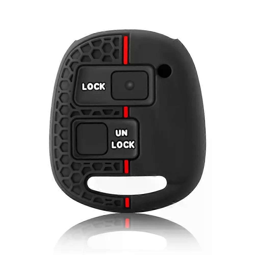 Housse de porte-clés de voiture en silicone compatible pour Toyo-ta Land Crusier FJ Cruiser compatible pour Lex-us ES GS LS IS RX SC LX RX400h ES330 RX330 GS300 GS430