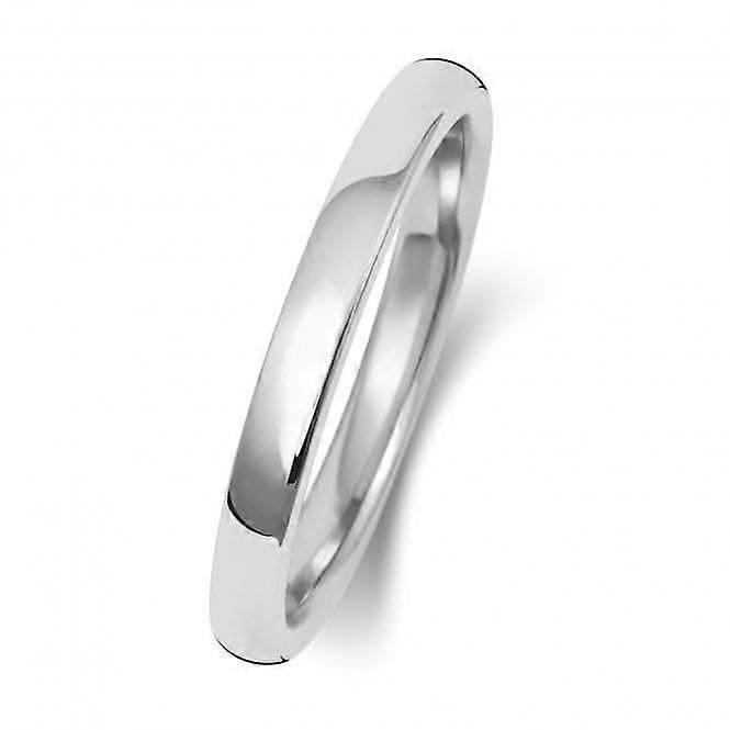 Wedding Band 9K Soft Court 2mm-1.7 Wedding Ring W131WH
