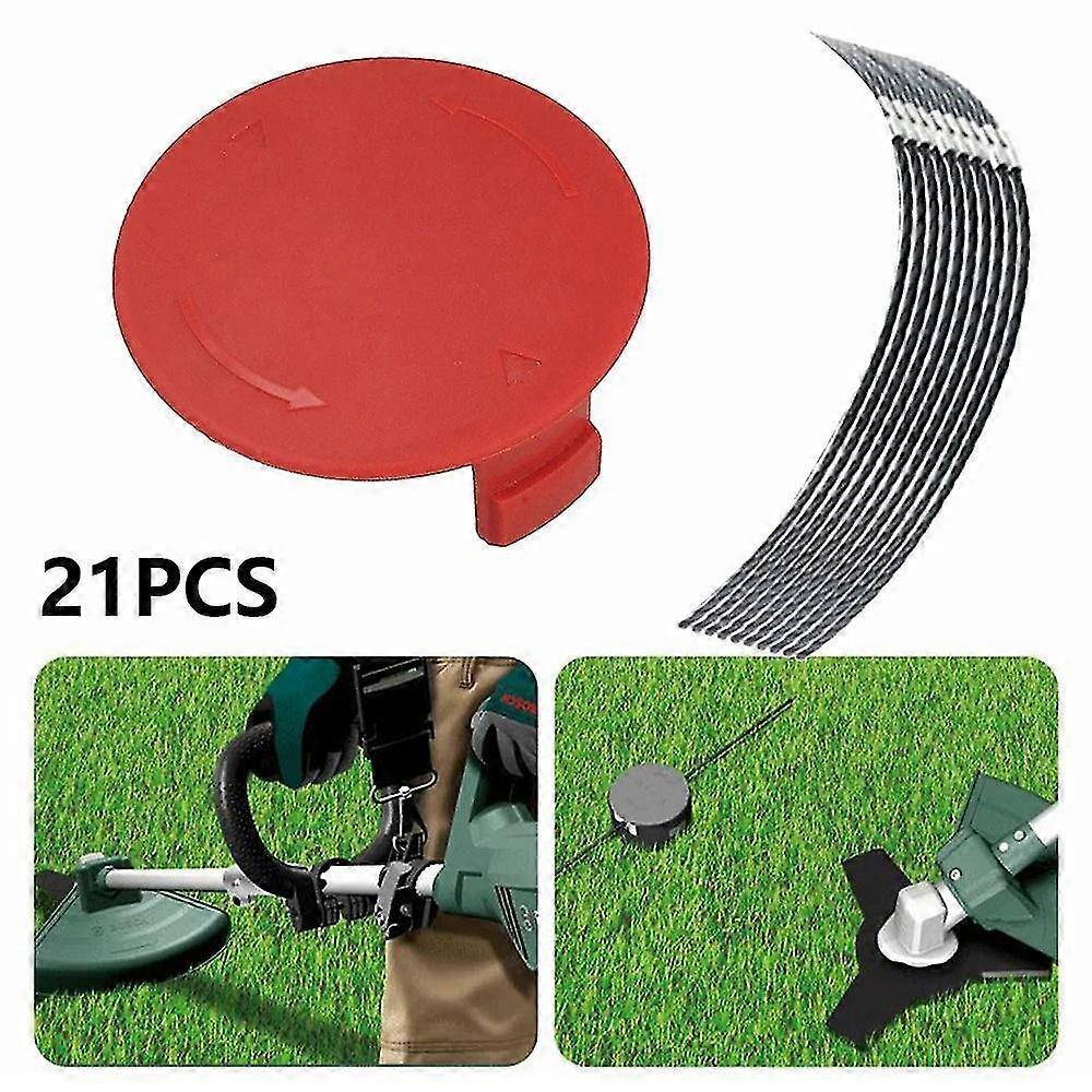 1 Cap+20 Mower Trimming Wires for Bosch AFS 23-37 Lawn Mower Replacement Tools 2442 Walkbee Walkbee 3083 B