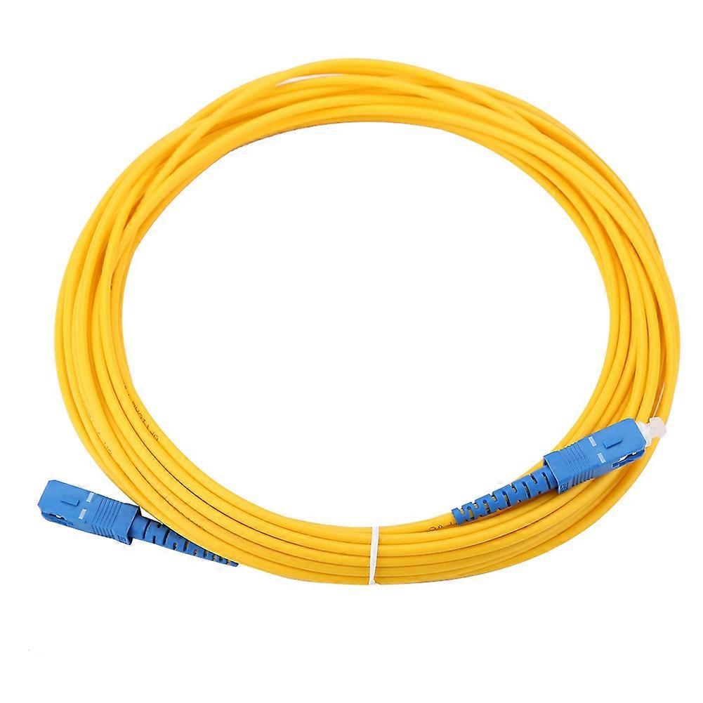 10m/11yd SC naar SC duplex glasvezel patchkabel jumperkabel single-mode patchkabel
