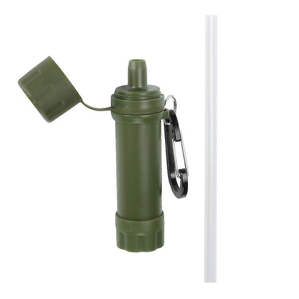Portable Outdoor Survival Water Filter, Emergency Straw for Fishing, Climbing, Travel, and Camping