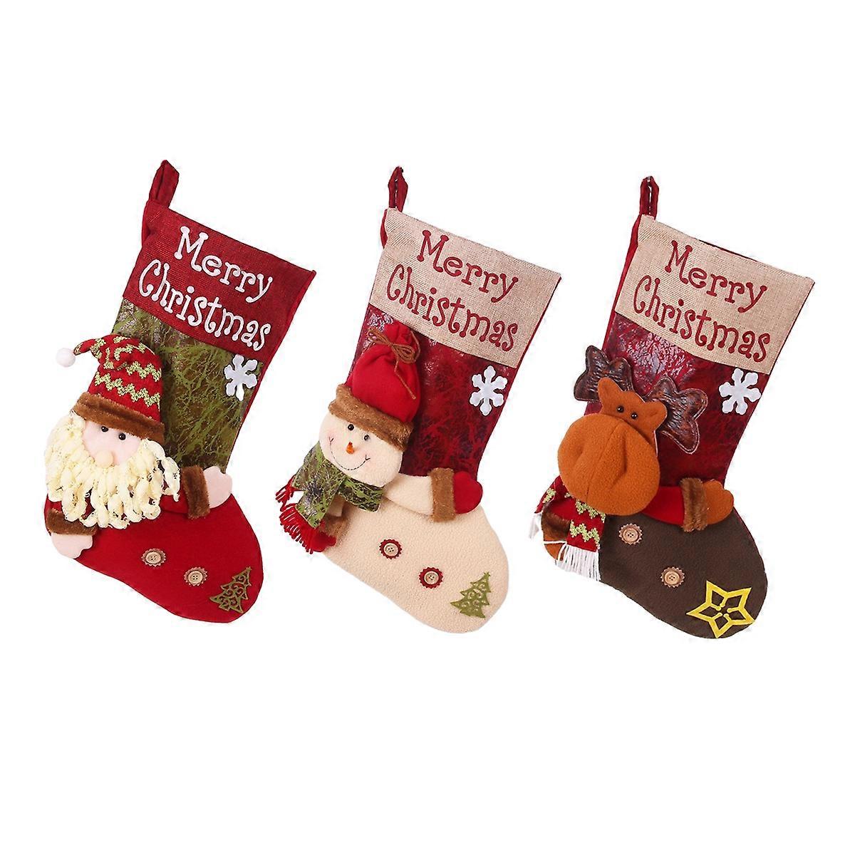 Lomasisustus, 3D-joulusukat, Pehmokangas