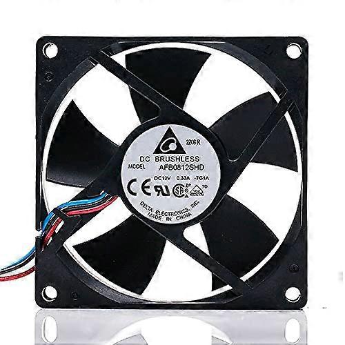 AFB0812SHD Case Fans 80mm 8020 12V 0.33A Power Supply for PC Case Cooling and High Airflow Performance