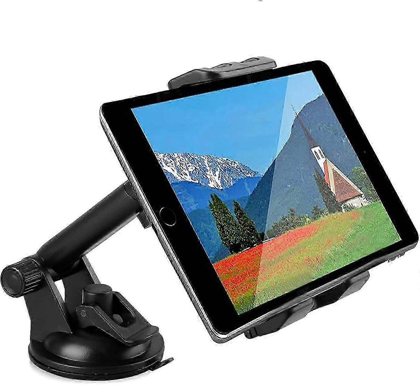 Versatile Dashboard Mount For Tablets, Universal Compatibility For Smart Devices, Strong Suction Cup