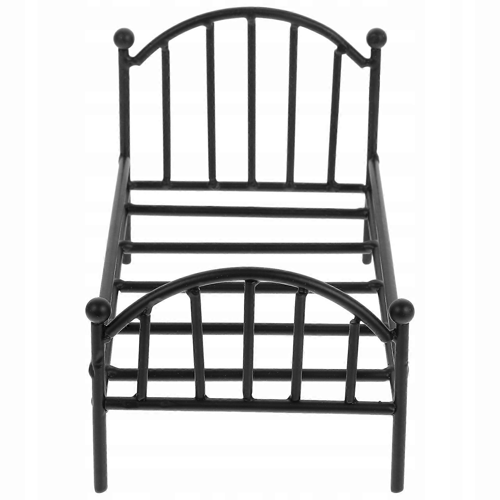Mini House Accessories Bed Frame Bedroom Wrought