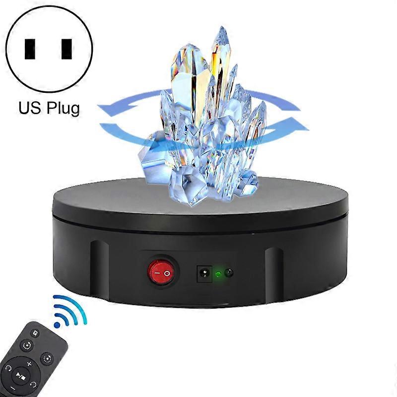 22cm Charging Rotating Display Stand Video Shooting Turntable, Load: 50kg, Power Plug:US Plug