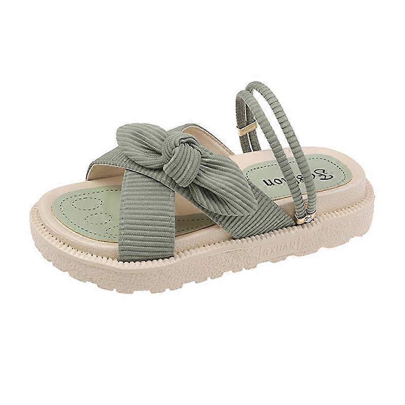 Summer Outerwear Thick Soled Casual Sandals Flat Slippers