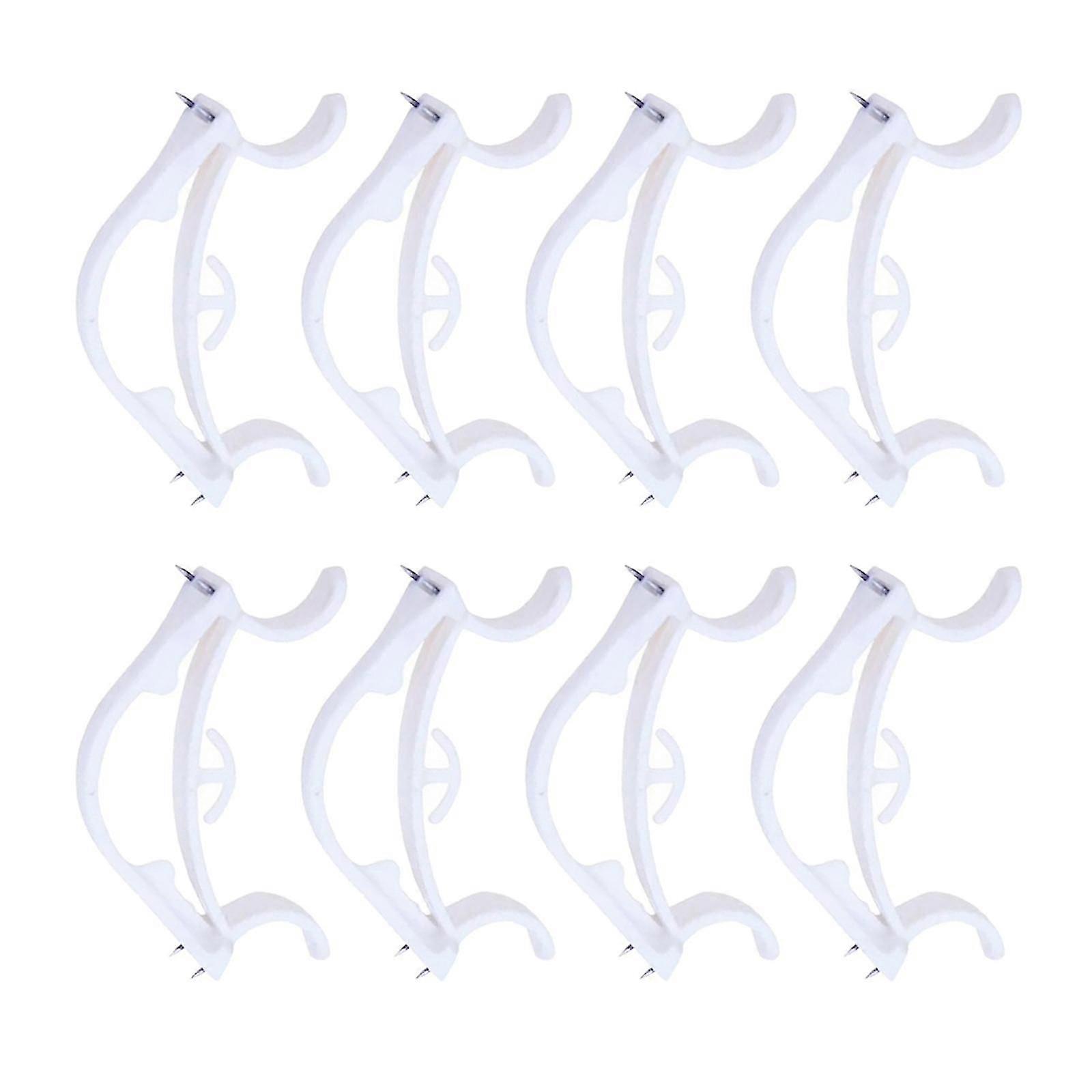 8stk utility kroge multi purpose væg elastisk krog til vimpling hjem indretning