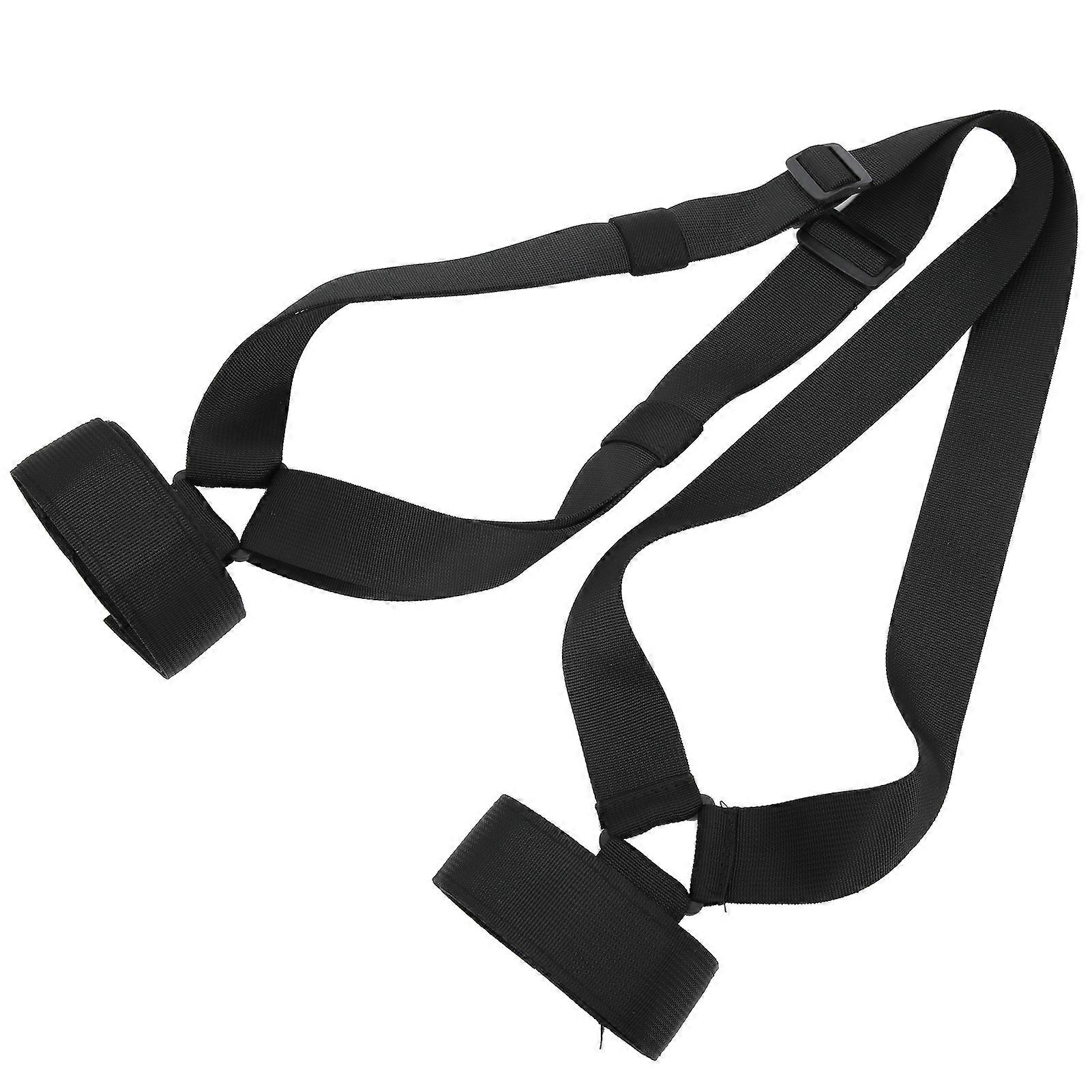 Universal Snowboard Backpack Strap Adjustable Carrier Skateboards Fixing Belt Power Training