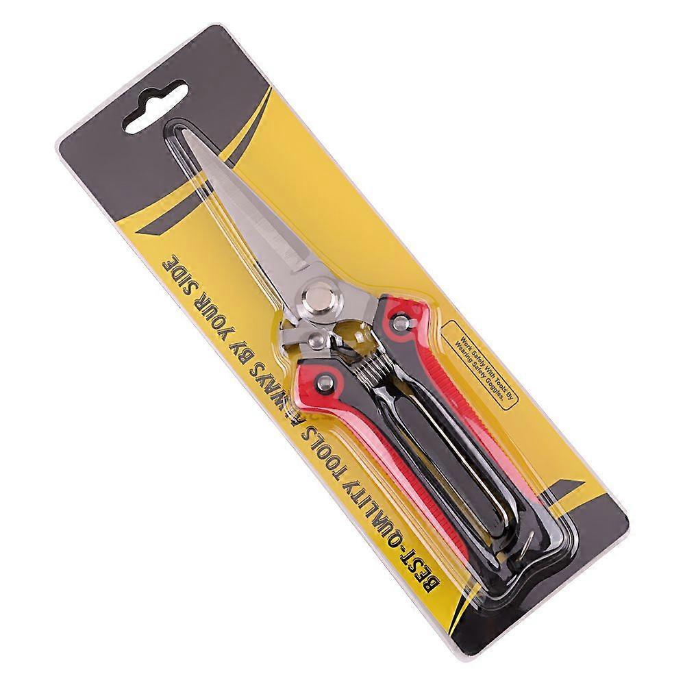 Scissors Stainless Steel Sharp Orchard Fruit Picking Scissors Fruit Picking Scissors Pruning Scissors Garden Scissors RedCard Packaging