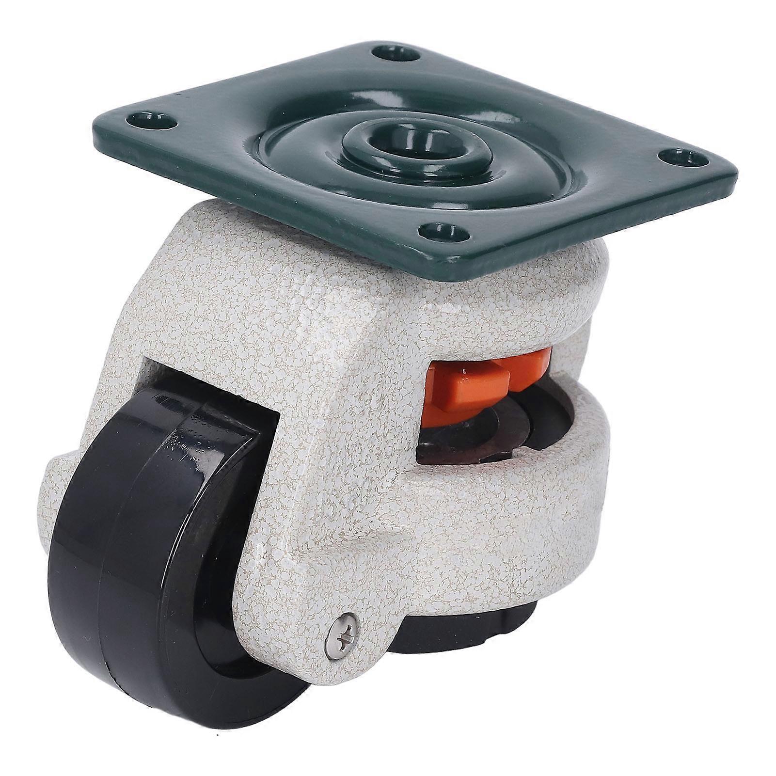 51mm Stem Caster Rubber Base Nylon Wheel Height Adjustable Leveling Casters for Equipment Machine Workbench