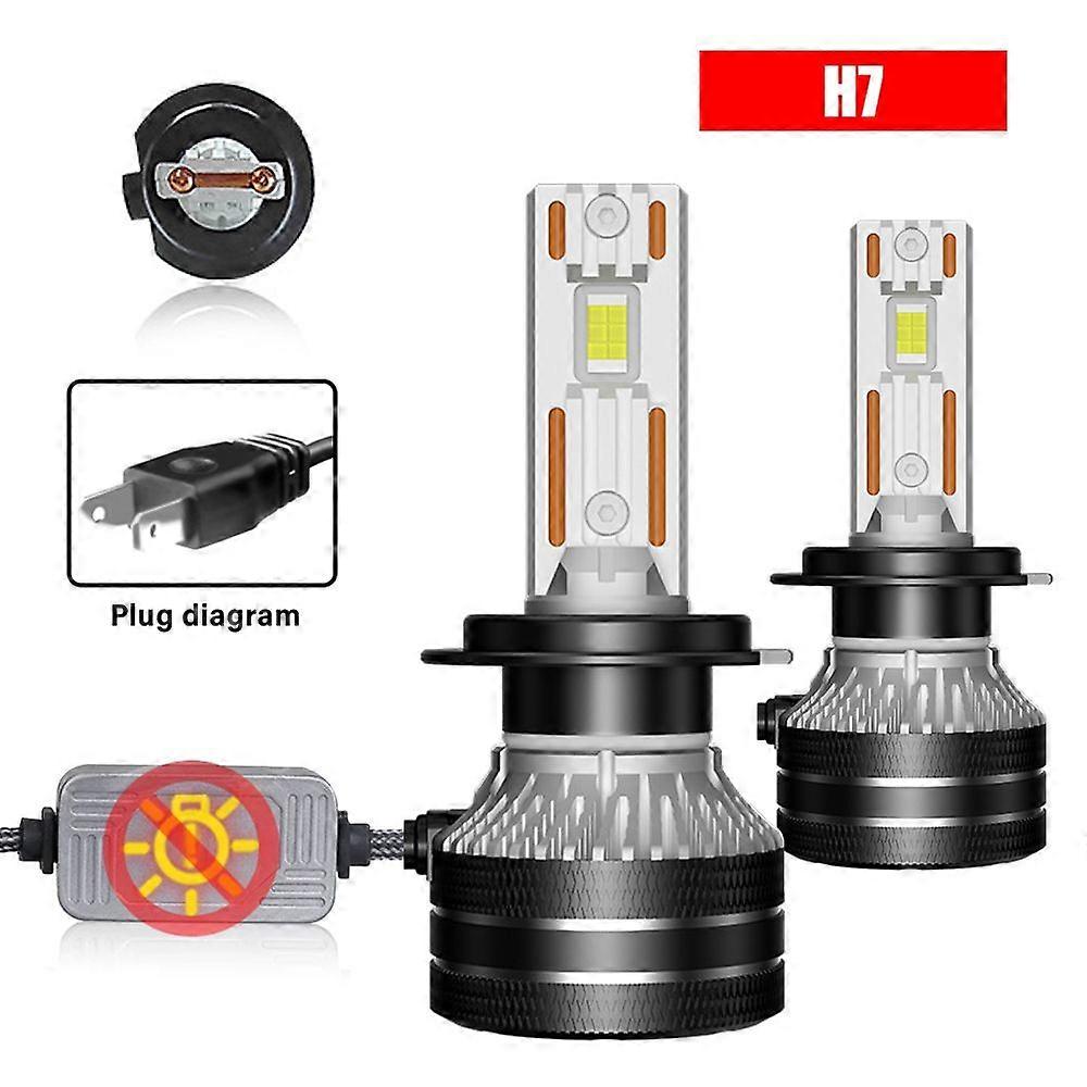 H7 LED Headlights Bulbs 100W Super Bright For Auto H1 H4 H11 9006 9012 5570 CSP Chips 4300K 6000K Extremely High Power Car Light
