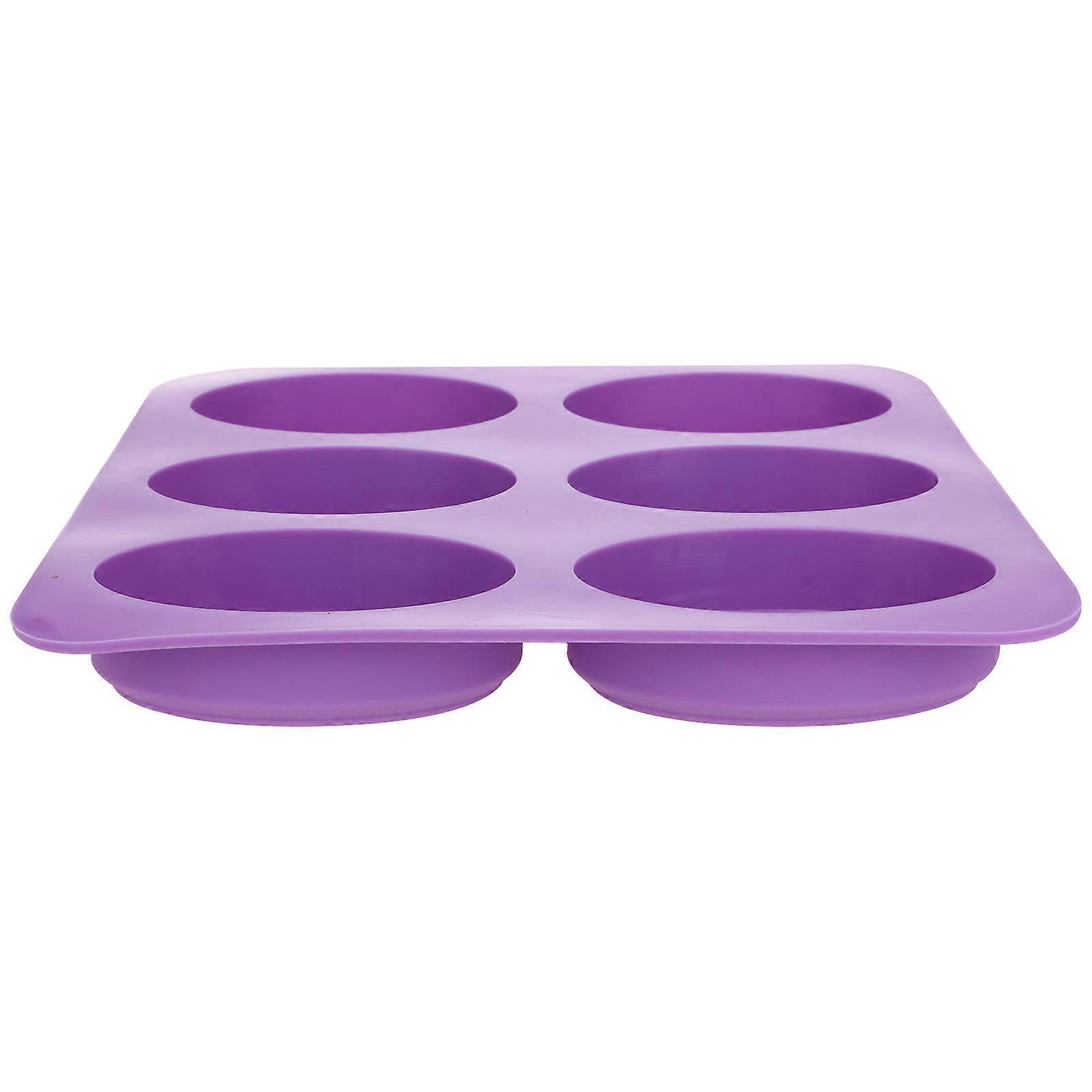 Six Consecutive Oval Soap Molds Soap Molds Lace Pattern Molds OOO