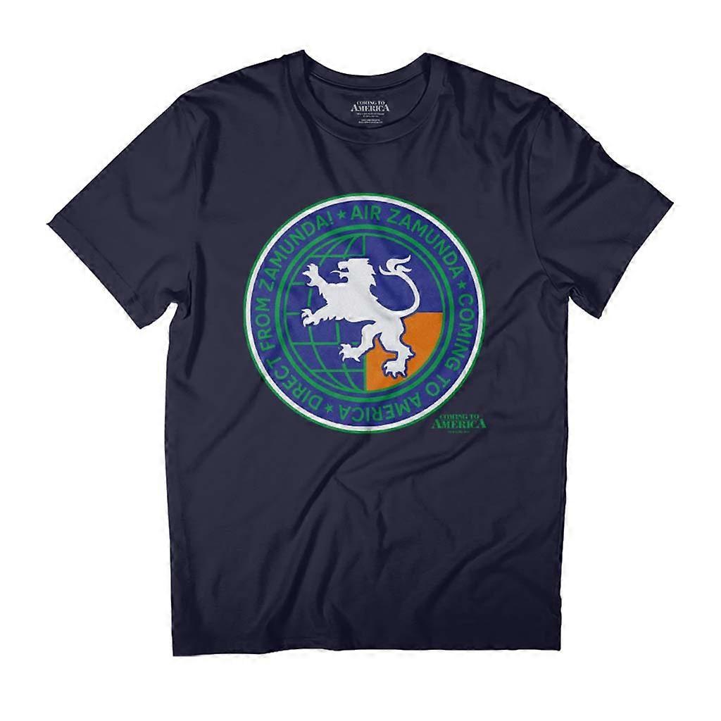 Coming To America Air Zamunda Lion Globe Logo Men's T-Shirt