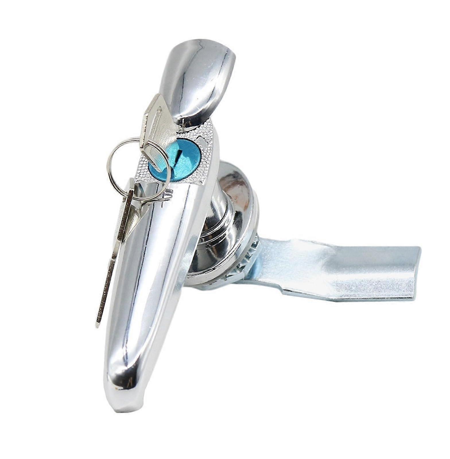 MS308-3 Aluminum Alloy Handle Material Electric Cabinet Switch Distribution Lock Box Connecting Rod Lock Lock Key Loc 1Pcs