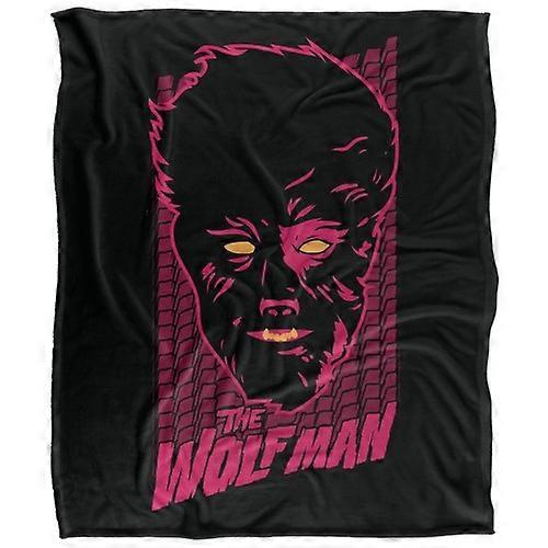 Universal Monsters Neon Wolfman Blanket