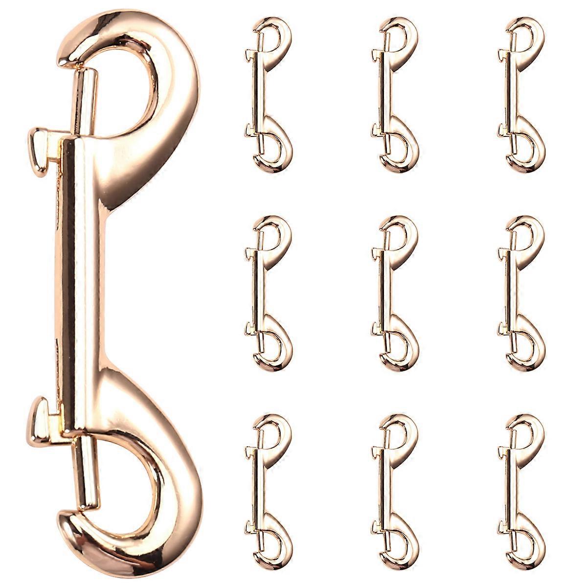 10pcs 65mm Scuba Diving Double End Bolt Snap Hook Clips
