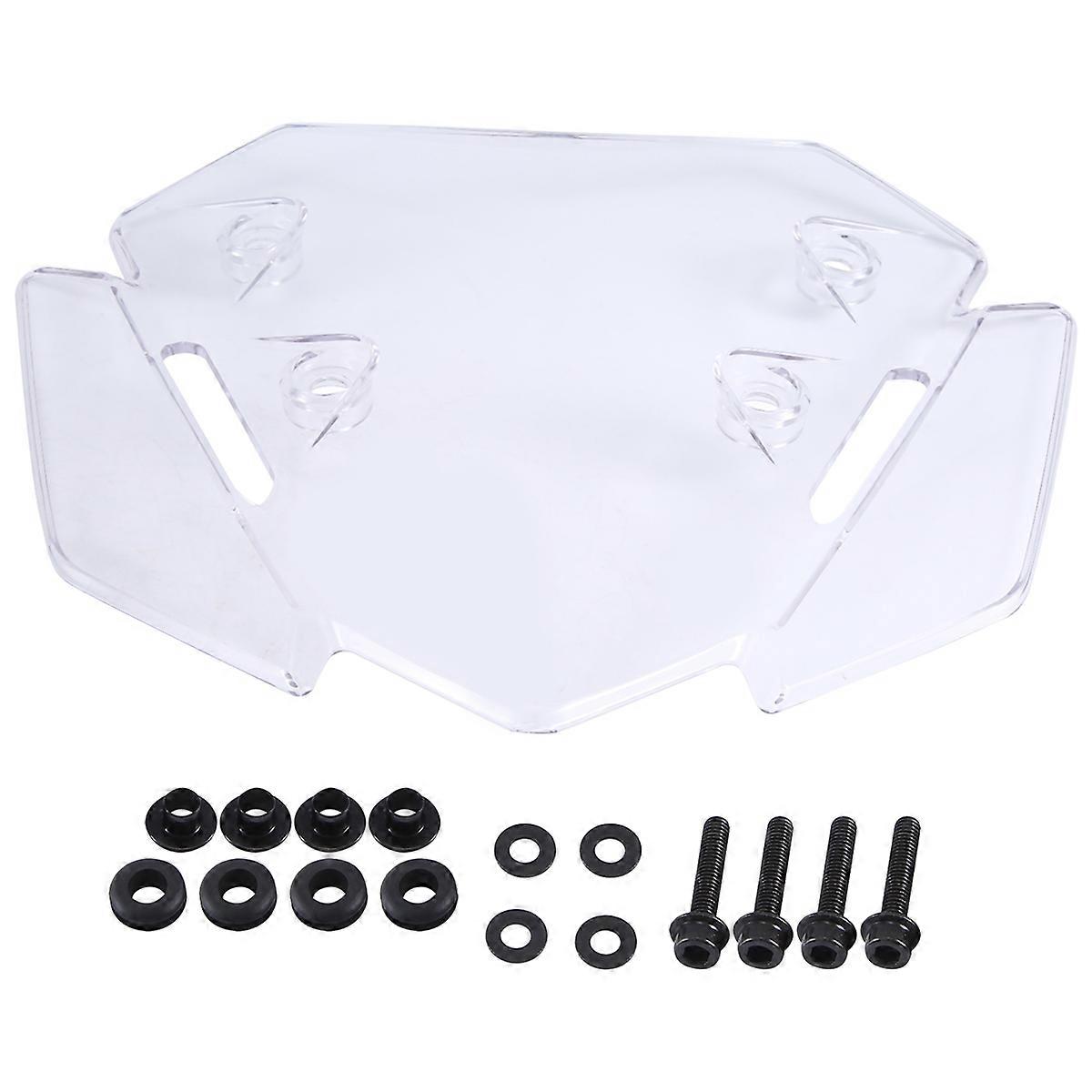 Windshield Windscreen Deflectore for XMAX125 23-(Transparent)