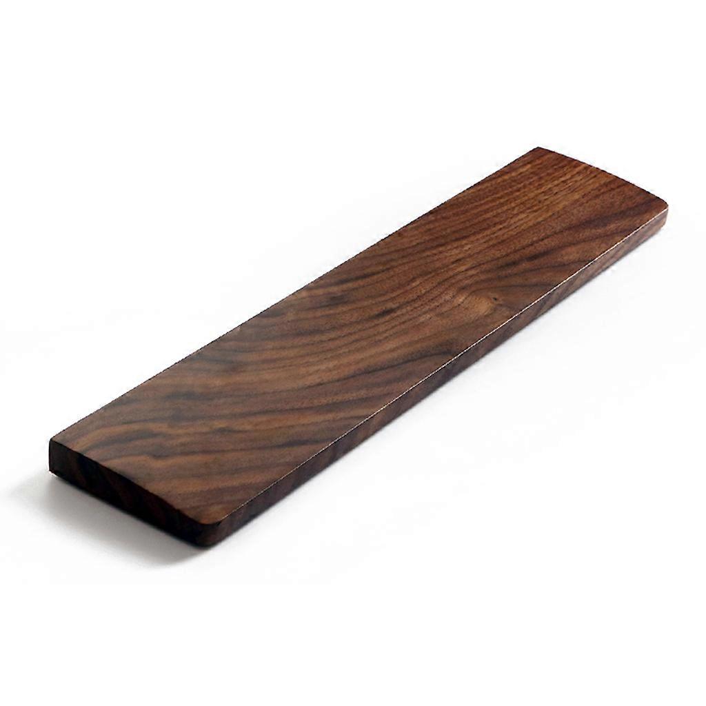 Non-Slip Keyboard Pad Hand Wrist Rest Pad Walnut Wood for Palm Keyboard Tray for Mechanical Gaming Keyboard (L / for M /