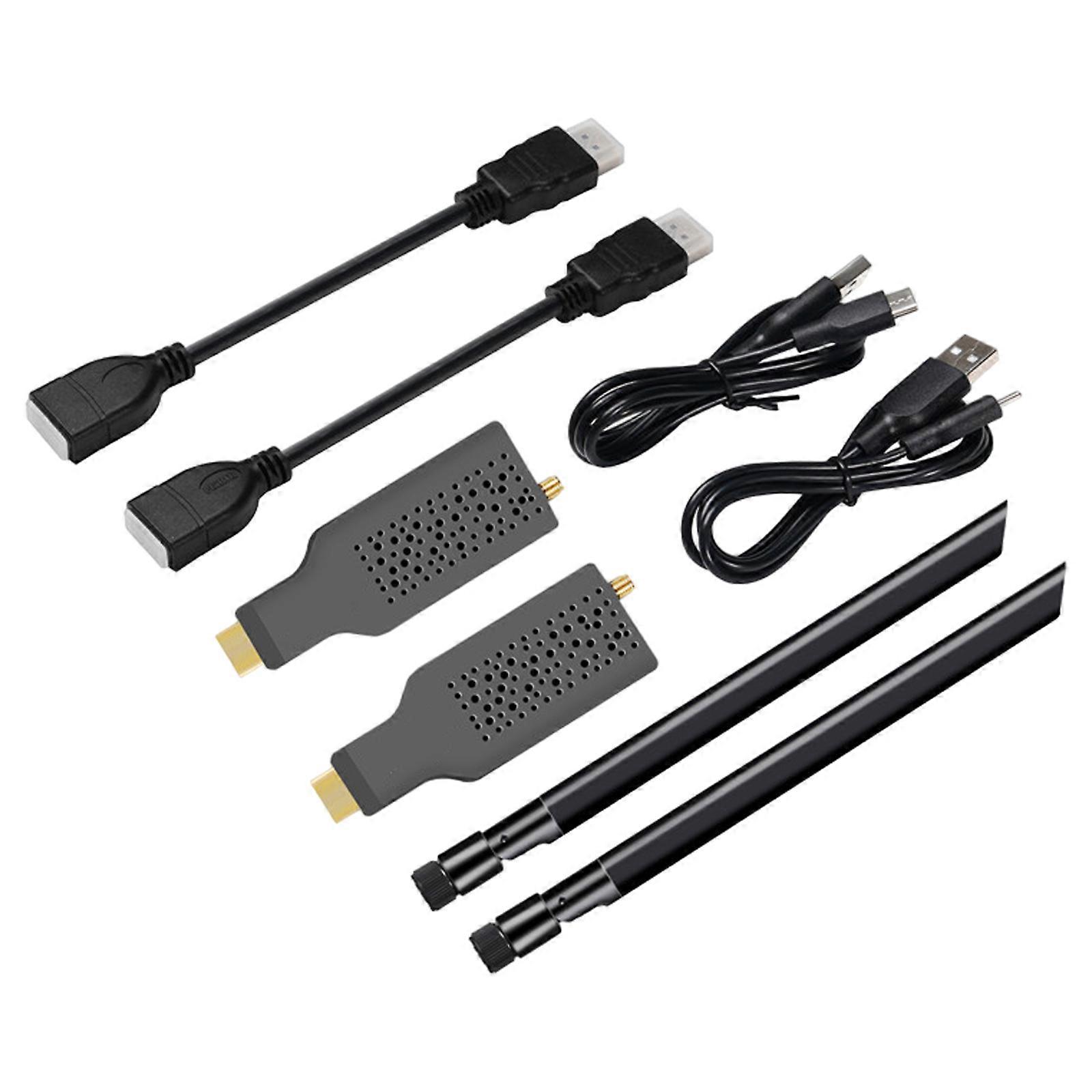 Wireless HDTV Transmitter Receiver, 50m/165FT Ranges, 5.8G High Bandwidth for PC to TV/Projectors Multiple Displays