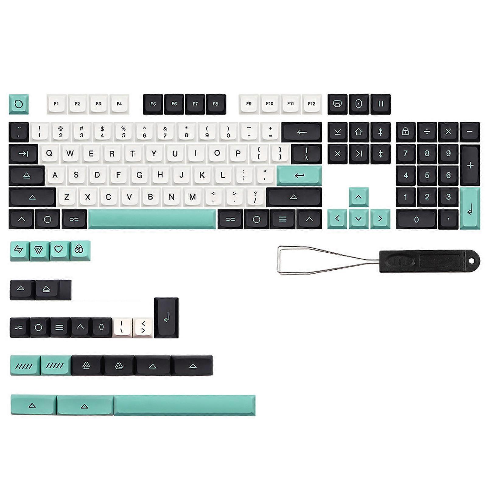 127 XDA Keycaps for GK61/rk61/dz60/gk64/68/KBD75/84/RK836/87/96/980/104/108 MX Switches Mechanical Keyboard