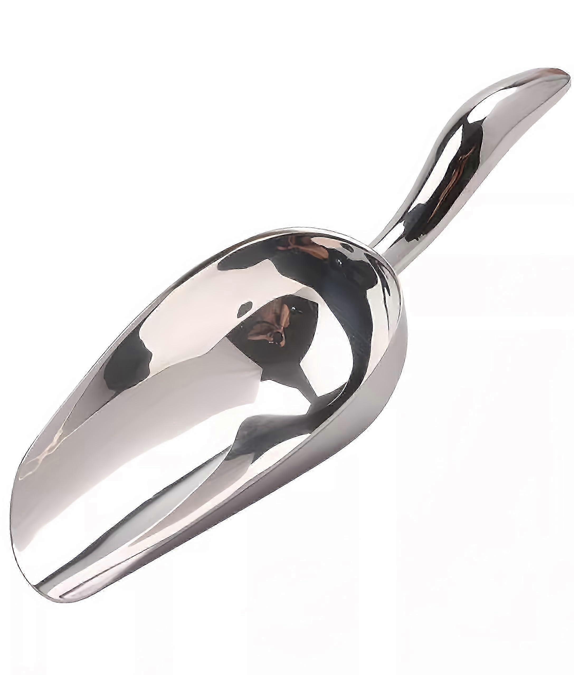 Paletta in acciaio inox per farina di caramelle al caffè freddo - Paletta multiuso da 6 once con impugnatura