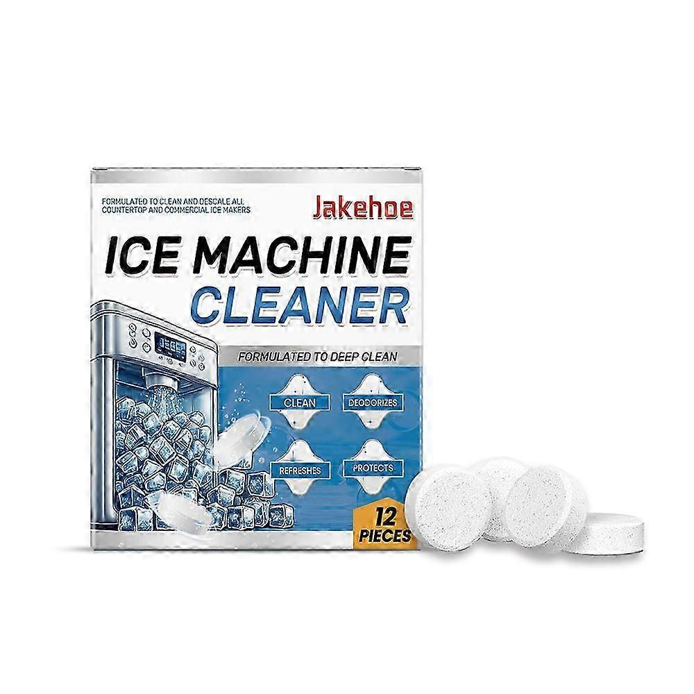 12pcs Ice Machine Cleaner Maker Descaler Gentle Household Cleaning and Descaling Sheet