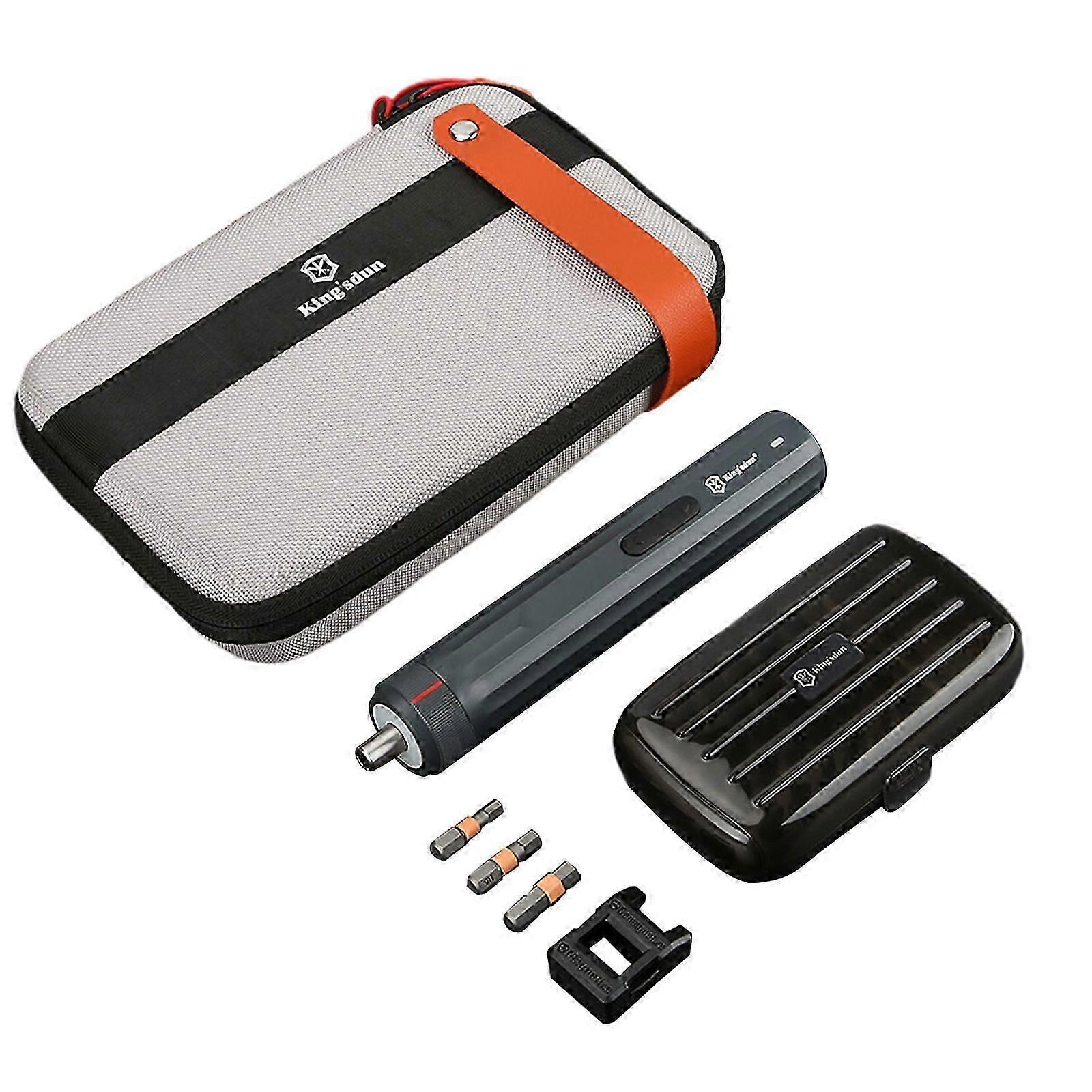 35X Adjustable Electric Screwdriver Set Driver Bits Repair Tool W/Storage Case FP