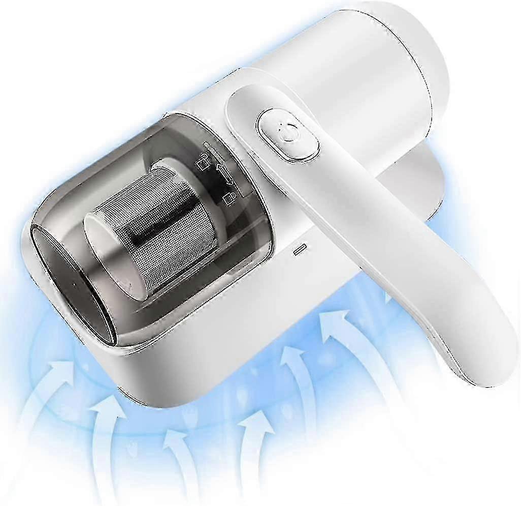 Hand held cordless UV mite vacuum cleaner