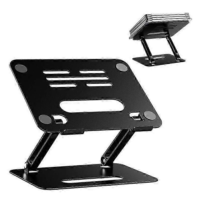 Height Adjustable Aluminum Alloy Laptop Stand for Notebook Cooling and Elevation Support
