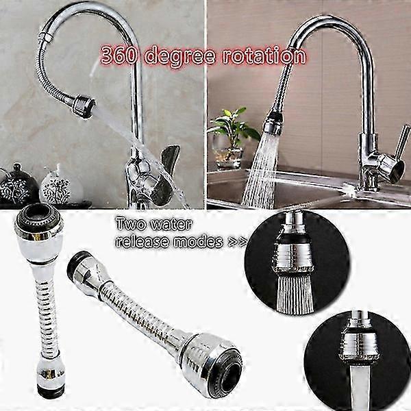 360 Degree Rotatable Steel Kitchen Faucet Nozzle with Filter