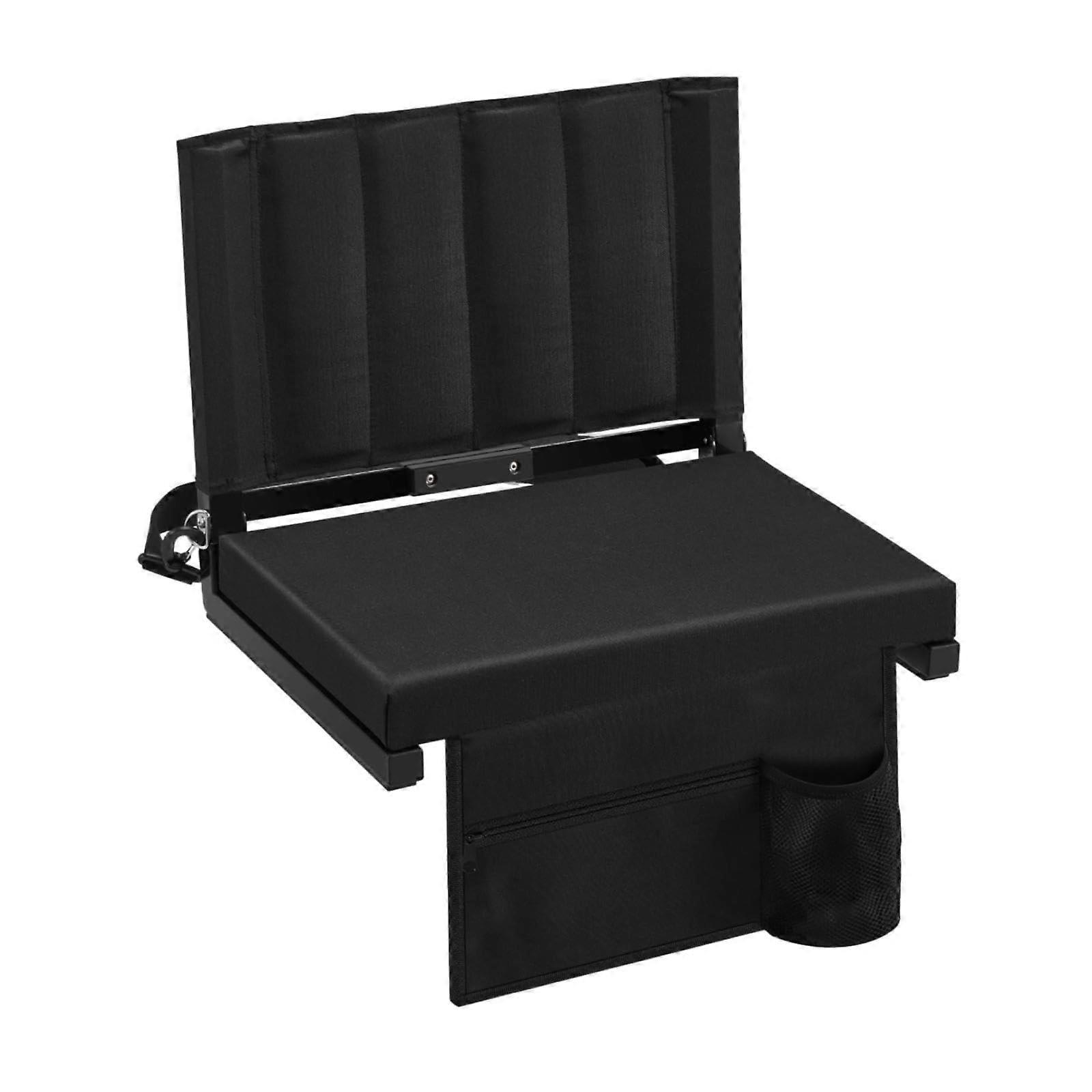 Stadium Seat With Back Support Black For Bleachers Stadium Seating