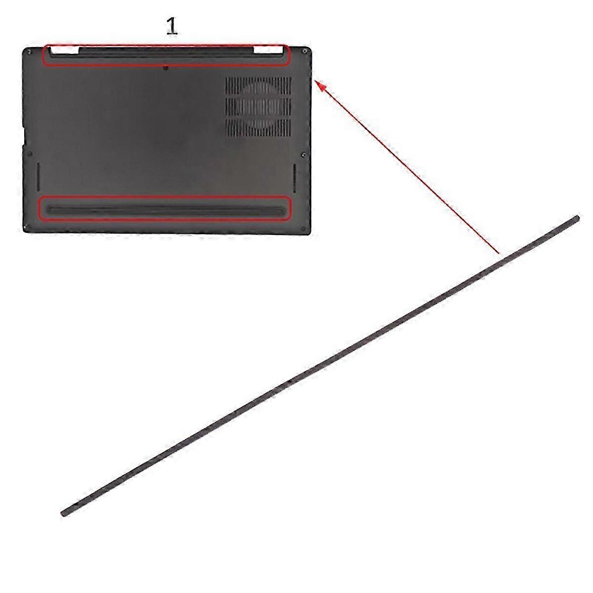 2 pieds d’ordinateur portable antidérapants pour Dell Latitude 7310 bandes de pare-chocs en caoutchouc