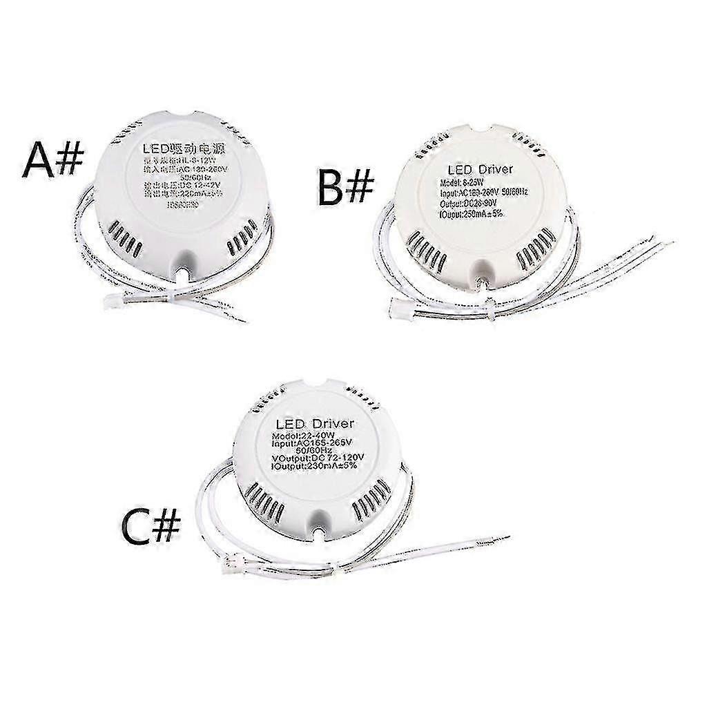 AC180-260V Circular LED Power Supply Driver Transformer for Lamp Lighting
