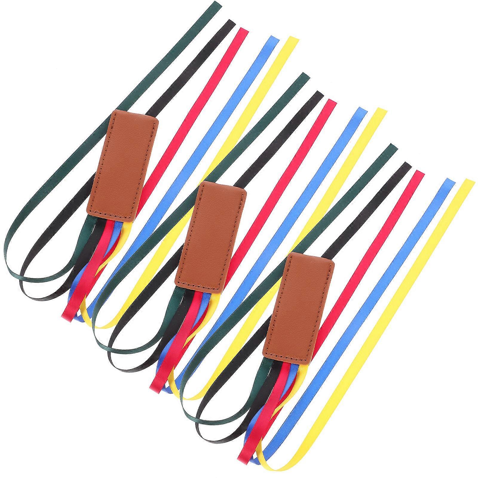 Bible Ribbon Bookmark Ribbon Markers: 3pcs Artificial Bookmark With Colorful Ribbons Multi Page Marker Magnetic Hold Clips Into Book For Books