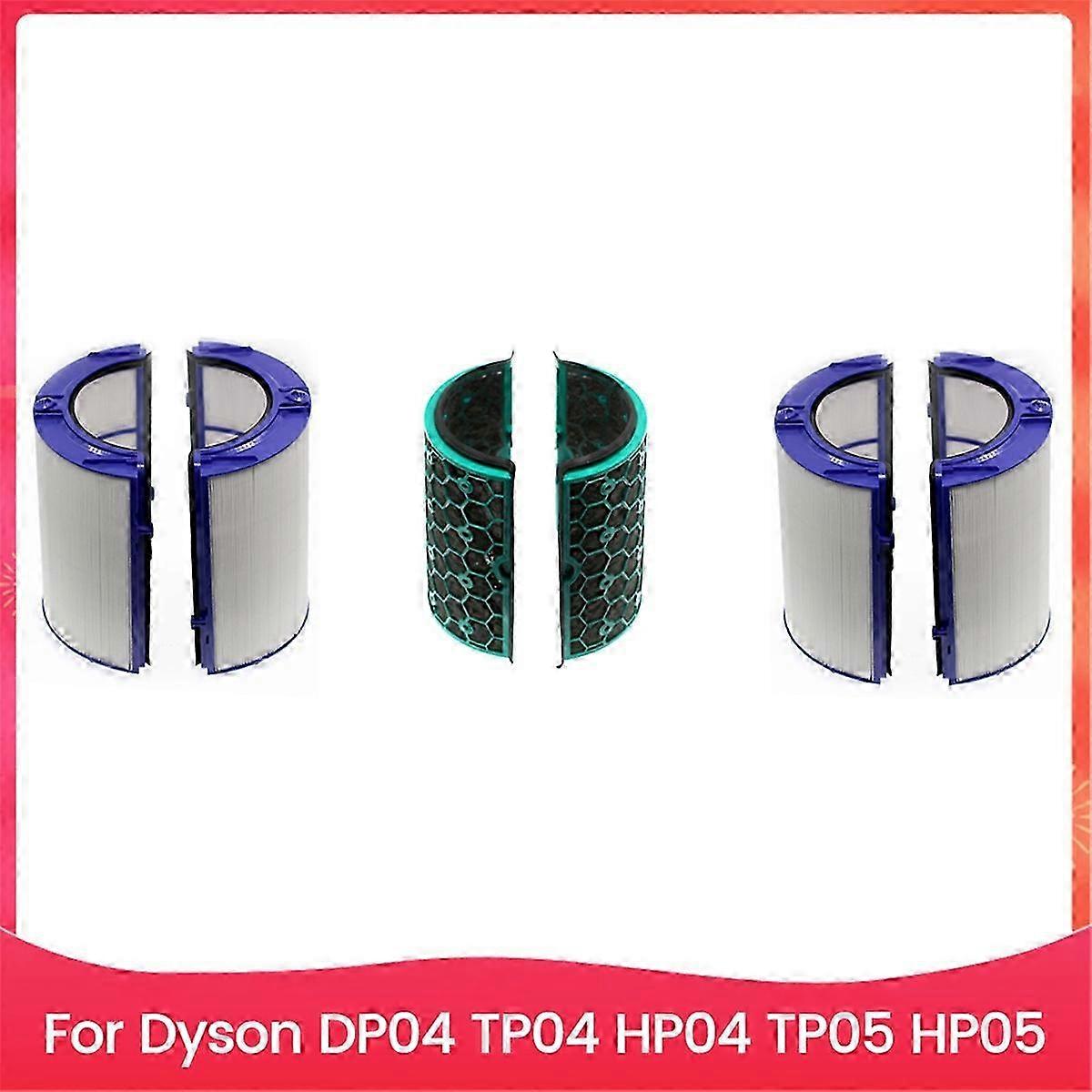 3PCS HEPA and Activated Carbon Filters for Dyson DP04 TP04 HP04 TP05 HP05 Air Purifier Accessories R SZRH